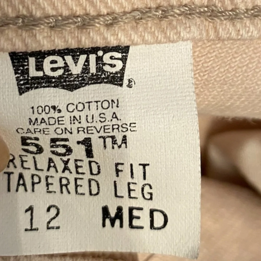 VINTAGE USA LEVIS 551🔥 30/29 - Picture 15 of 17